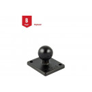RAM Mounts Basisplatte rechteckig (AMPS) - 2 x 1,7 Zoll, B-Kugel (1 Zoll) (Stück)