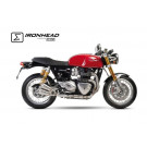 IRONHEAD Edelstahl Komplettanlage Triumph Thruxton 1200, 16- (Stück)
