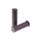 HIGHWAY HAWK Griffe Tuck N Roll braun für 22 mm (7/8)Lenker ohne Gasgriff-Montage (Satz)