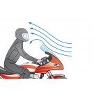 MRA-Tourenscheibe, HONDA CB 900/ 750F/F2, klar (Stück)