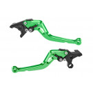 Probrake Kupplungs- & Bremshebelset MIDI, grün, honda (Paar)