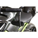HIGHSIDER Lenkerendenspiegel CNC VICTORY-X mit LED Blinker, schwarz, Stück (Stück)