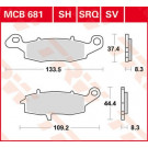 TRW Lucas Racingbelag MCB681SRQ (Satz)