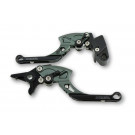 Probrake Kupplungs- & Bremshebelset TECTOR, dark titan, kawasaki (Paar)