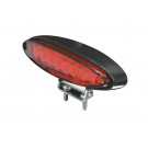 SHIN YO LED-Mini-Rücklicht 255-978 rot, auf verstellbarem Halter, Gehäuse schwarz