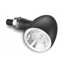 KELLERMANN LED-Blinker- / Begrenzungsleuchte Bullet 1000 PL white, schwarz, klares Glas (Stück)