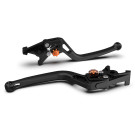LSL Bremshebel BOW R35R,schwarz perlgestrahlt/orange