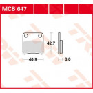 TRW Lucas Bremsbelag MCB647 (Satz)
