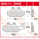 TRW Lucas Bremsbelag MCB771 piaggio (Satz)