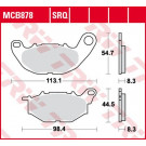 TRW Lucas Racingbelag MCB878SRQ (Satz)