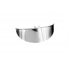 HIGHWAY HAWK HEADLIGHT VISOR 7 Zoll (180 mm) PLAIN (Stück)
