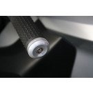 ABM Lenkerende shortCap für alle Lenker mit Innen-Durchmesser 12mm und 18mm, silber (Paar)