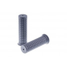 HIGHWAY HAWK Griffe Tuck N Roll Grey für 22 mm (7/8)Lenker ohne Gasgriff-Montage (Satz)