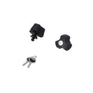 SW-Motech Diebstahlsicherung für EVO Kofferträger QUICK-LOCK 2 Schlösser, 2 Schlüssel