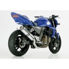 HURRIC Supersport Auspuff silber EG-BE passt für KAWASAKI Z750(04-06)/Z750S(05-0
