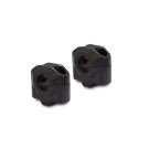 SW-Motech Lenkererhöhung für Ø 22 mm Lenker H=25 mm schwarz Satz