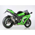 SHARK SRC 4 Auspuffanlage Short Titan EG-BE passt für KAWASAKI ZX-10R(08-10)